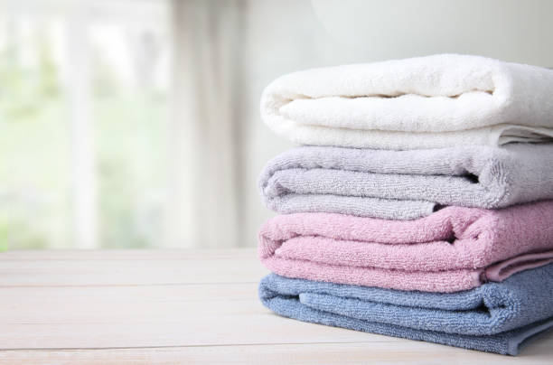 Freshly folded linens